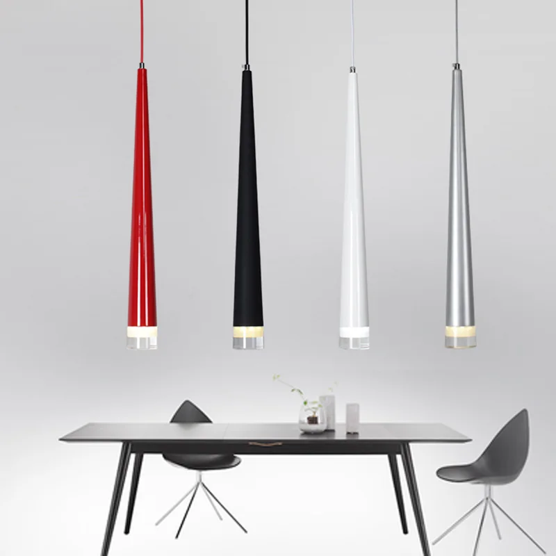 Modern Pendant Lights 3W LED Cone-shape Hanging Lamps for Restaurant/Living Room/Bar Lamparas Home Decoration Lighting Luminaire
Modern Pendant Lights 3W LED Cone-shape Hanging Lamps for Restaurant/Living Room/Bar Lamparas Home Decoration Lighting Luminaire