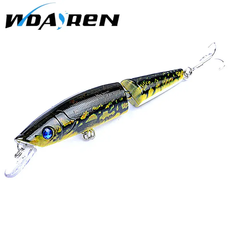 1pcs 2 Segment bait Hard Bait 14cm 21.7g Wobblers Artificial Fishing Lifelike Painting Lure 4# hook 5 Color 3D Eyes FA-429
1pcs 2 Segment bait Hard Bait 14cm 21.7g Wobblers Artificial Fishing Lifelike Painting Lure 4# hook 5 Color 3D Eyes FA-429