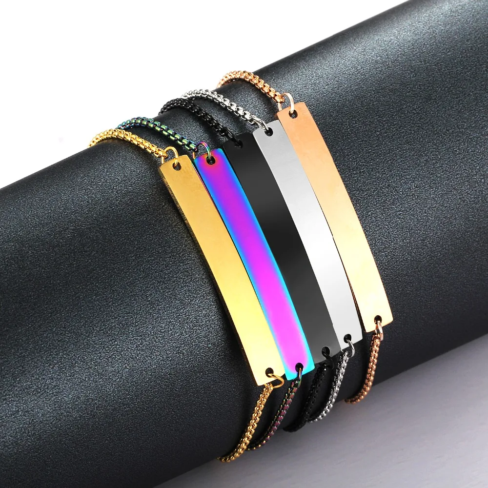 10pcs/lot Stainless Steel 5 Colors Mirror Polish Bending Bar Bracelets & Bangle Jewelry Making Adjustable
10pcs/lot Stainless Steel 5 Colors Mirror Polish Bending Bar Bracelets & Bangle Jewelry Making Adjustable
