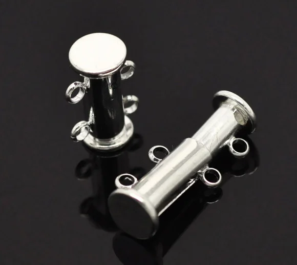 Free Shipping 5pcs Silver Plated 2 Strands Magnetic Slide Clasps 15x10mm Wholesales
Free Shipping 5pcs Silver Plated 2 Strands Magnetic Slide Clasps 15x10mm Wholesales