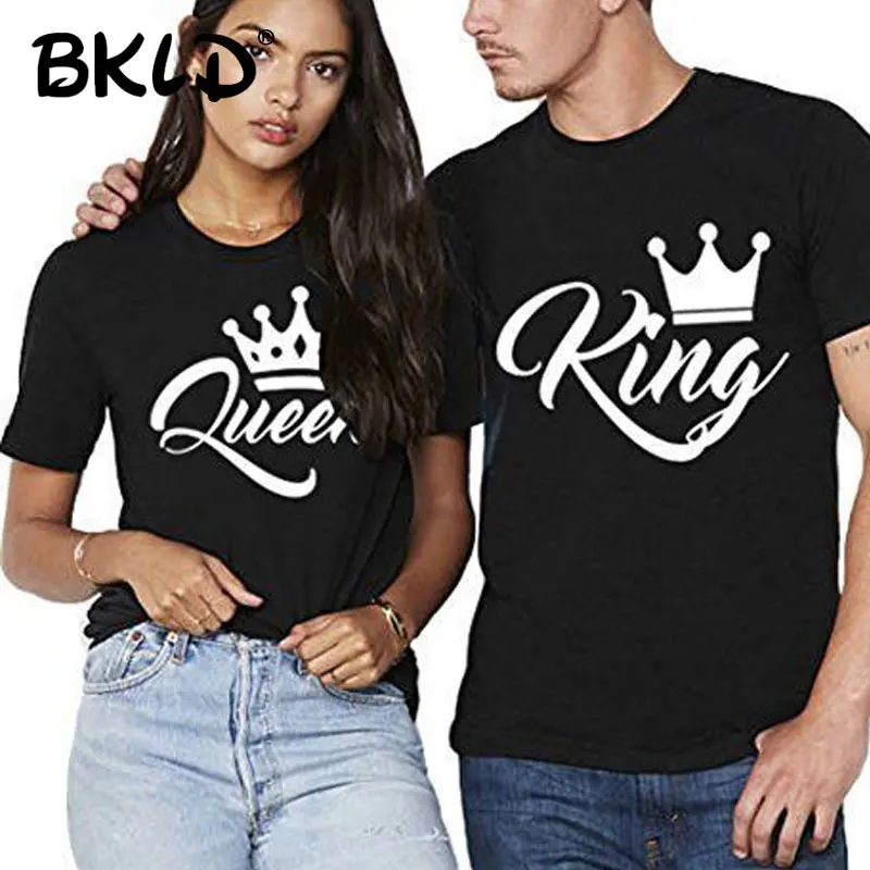 BKLD King Queen парные футболки с принтом короны парные летние футболки с коротким рукавом 2024 повседневные женские топы с круглым вырезом
BKLD King Queen парные футболки с принтом короны парные летние футболки с коротким рукавом 2024 повседневные женские топы с круглым вырезом