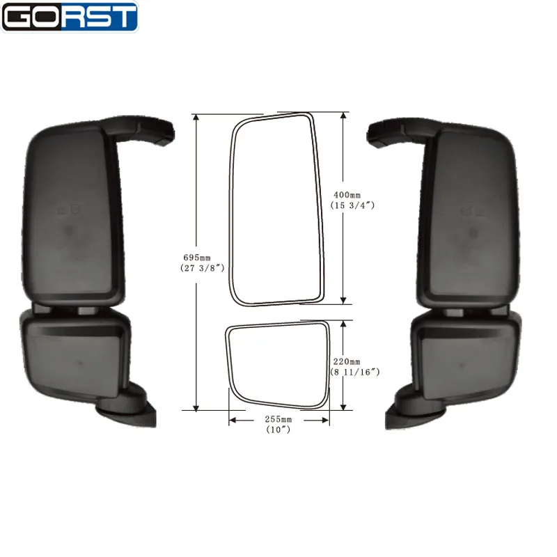 Accessories Car-Styling Reflector Rearview Mirror Side Mirror Exterior Assembly for CAMC heavy truck Manual or electric Motor
Accessories Car-Styling Reflector Rearview Mirror Side Mirror Exterior Assembly for CAMC heavy truck Manual or electric Motor