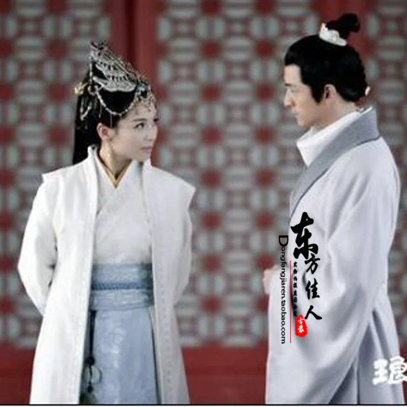 White Blue Embroidery 2015 New TV Play Lang Ya Bang Actress Princess NiHuang Same Design Hanfu Costume for Women
White Blue Embroidery 2015 New TV Play Lang Ya Bang Actress Princess NiHuang Same Design Hanfu Costume for Women