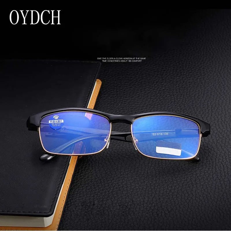 New blue-light radiation-proof reading glasses high-grade metal frame reading glasses for men and women
New blue-light radiation-proof reading glasses high-grade metal frame reading glasses for men and women