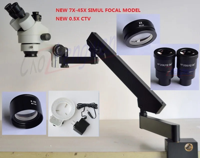 FYSCOPE 2X-180X STEREO ZOOM SIMUL FOCAL MICROSCOPE +ARTICULATING STAND MICROSCOPE +48LED
FYSCOPE 2X-180X STEREO ZOOM SIMUL FOCAL MICROSCOPE +ARTICULATING STAND MICROSCOPE +48LED