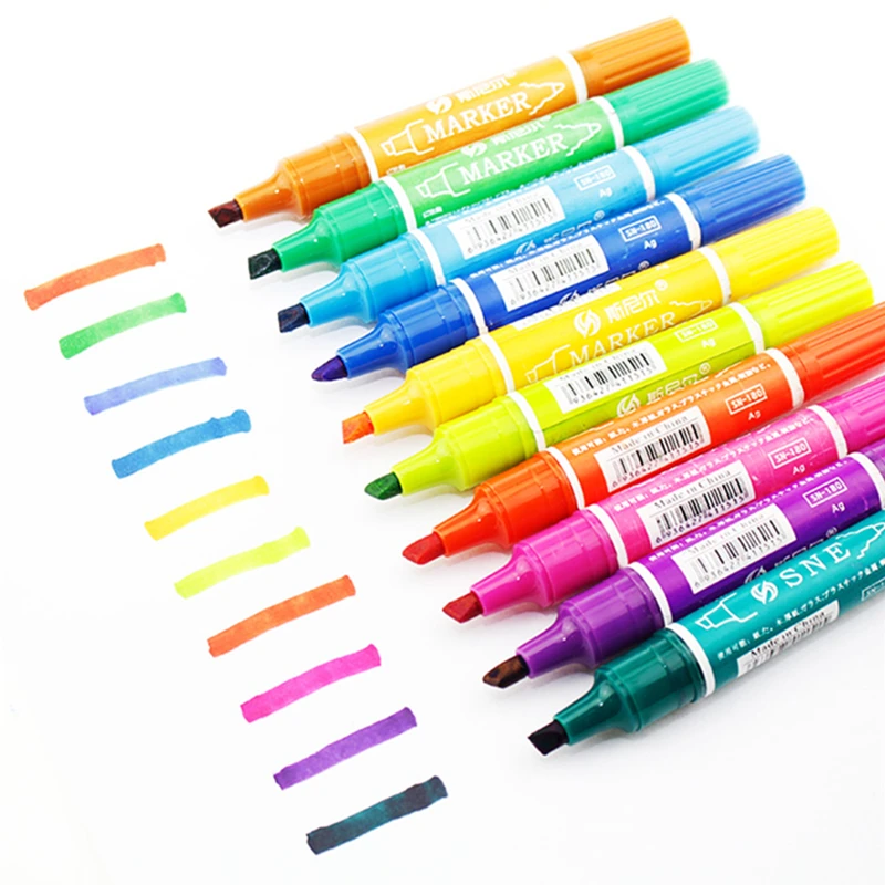 12/18/24 Colors Mark Pen Permanent Waterproof Marker CD Metal Wood Painting Art Graffiti Artist Drawing Stationery Writing Tool
12/18/24 Colors Mark Pen Permanent Waterproof Marker CD Metal Wood Painting Art Graffiti Artist Drawing Stationery Writing Tool