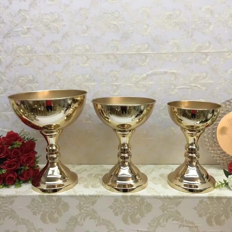 Round Large metal Flower gold iron Vase / big Flower Vase stand For Wedding 15 pcs/lot
Round Large metal Flower gold iron Vase / big Flower Vase stand For Wedding 15 pcs/lot