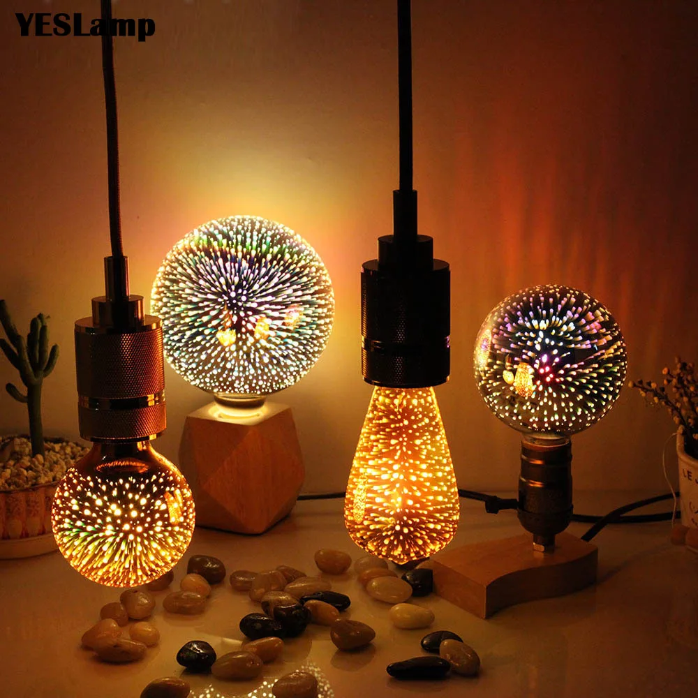 E27 3D Star Led Bulb Vintage Edison Light Colorful Bombillas Retro Glass Lampara Ampoule Christmas Home Decor Wedding Bar Party
E27 3D Star Led Bulb Vintage Edison Light Colorful Bombillas Retro Glass Lampara Ampoule Christmas Home Decor Wedding Bar Party