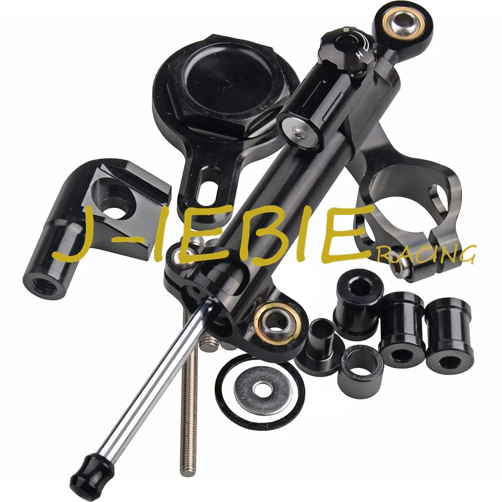 CNC Steering Damper Stabilizer and Black Bracket Mounting For Yamaha YZF R1 1999-2005 2000 2001 2002 2003 2004
CNC Steering Damper Stabilizer and Black Bracket Mounting For Yamaha YZF R1 1999-2005 2000 2001 2002 2003 2004