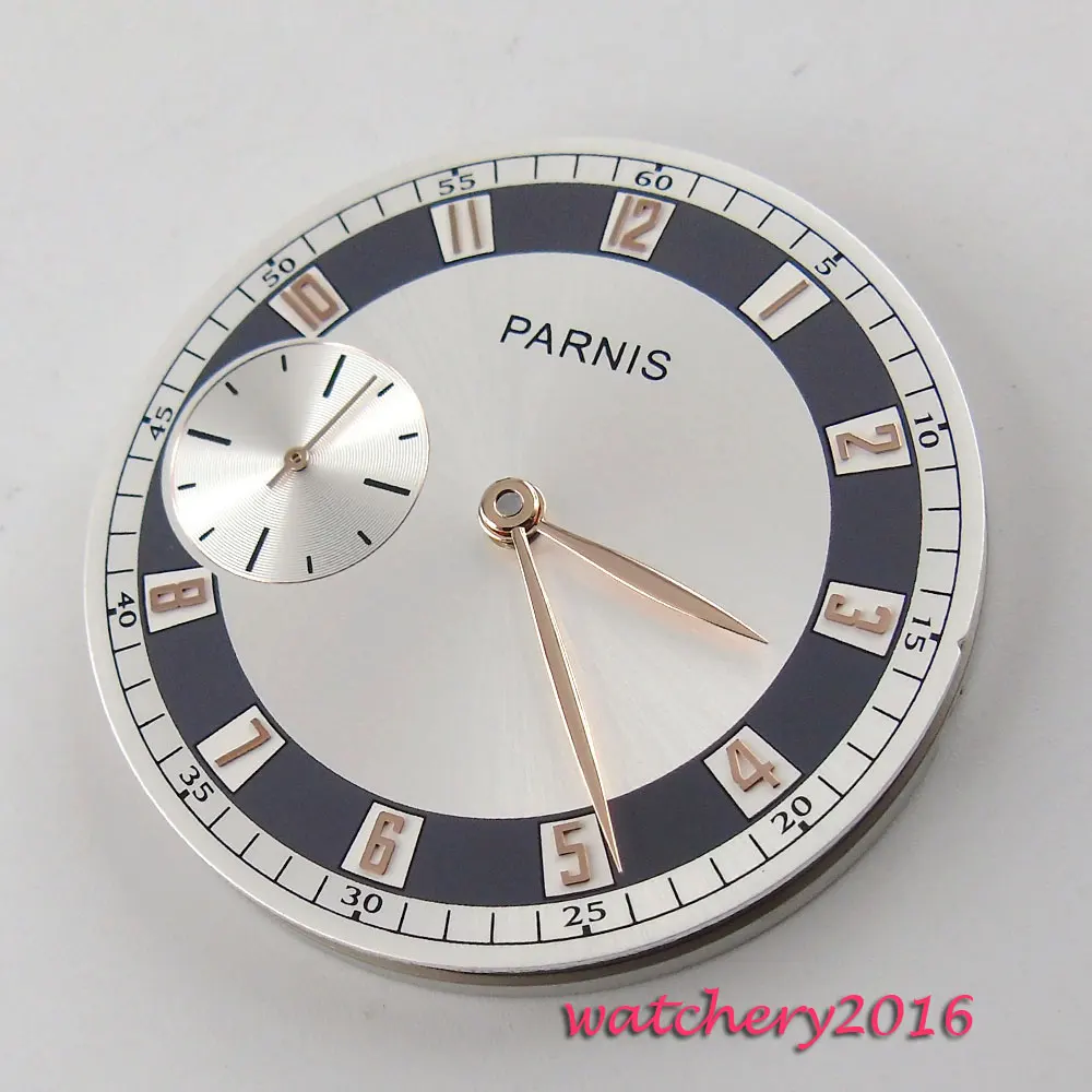 38.3mm parnis dial golden plated marks fit ETA 6497 ST 3600 movement Men's Watch dial +hands
38.3mm parnis dial golden plated marks fit ETA 6497 ST 3600 movement Men's Watch dial +hands