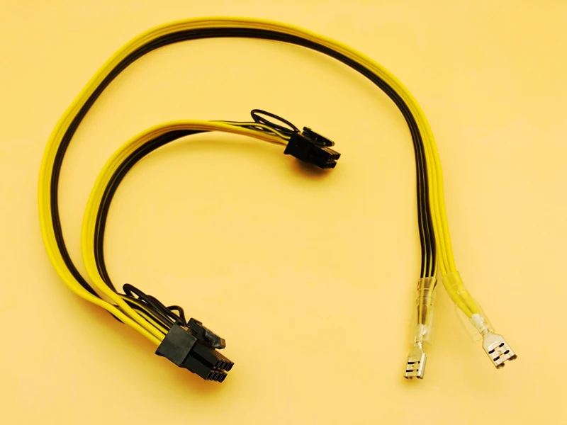 10PCS New PCIE Video Card Power Cable Dual 8pin (6+2) Power Supply Wire 250 Female Terminal 18AWG Cable for ETH BTC Miner Mining
10PCS New PCIE Video Card Power Cable Dual 8pin (6+2) Power Supply Wire 250 Female Terminal 18AWG Cable for ETH BTC Miner Mining