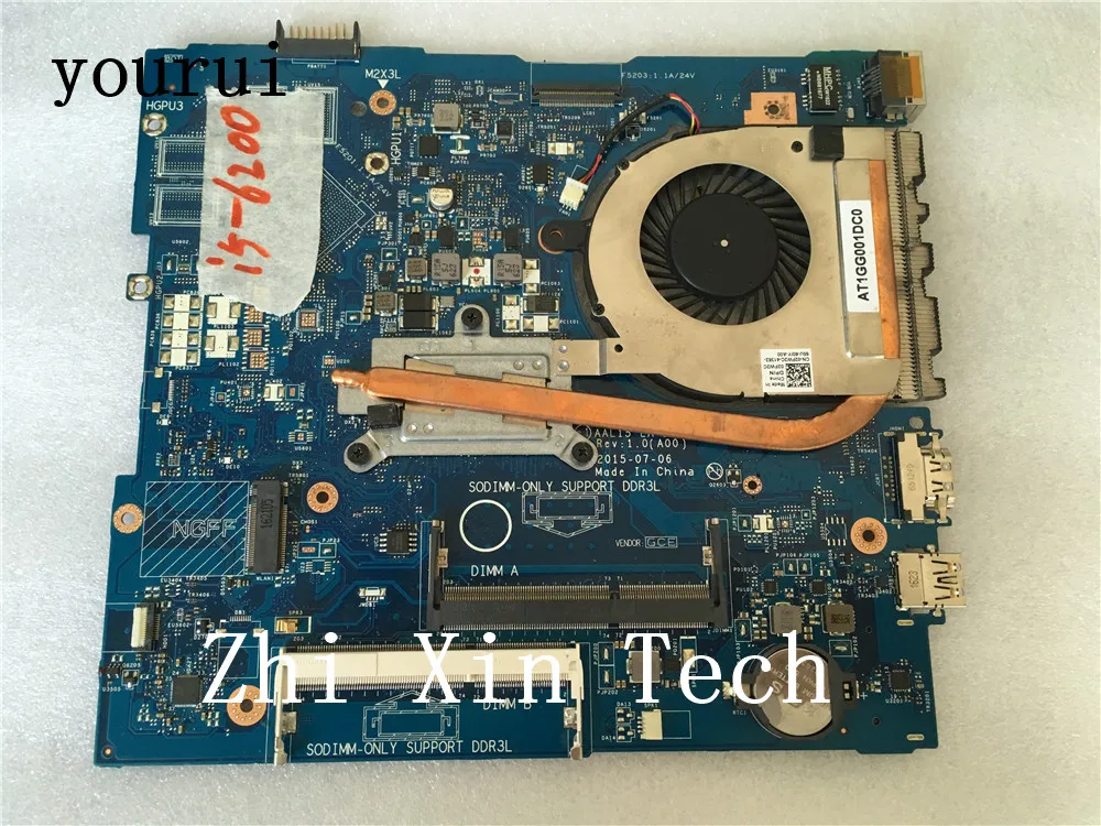 Yourui для Dell Inspiron 5559 Материнская плата ноутбука с процессор i5-6200u DDR3 CN-0VYVP1 0VYVP1 VYVP1 AAL15 LA-D071P тесты работы
Yourui для Dell Inspiron 5559 Материнская плата ноутбука с процессор i5-6200u DDR3 CN-0VYVP1 0VYVP1 VYVP1 AAL15 LA-D071P тесты работы