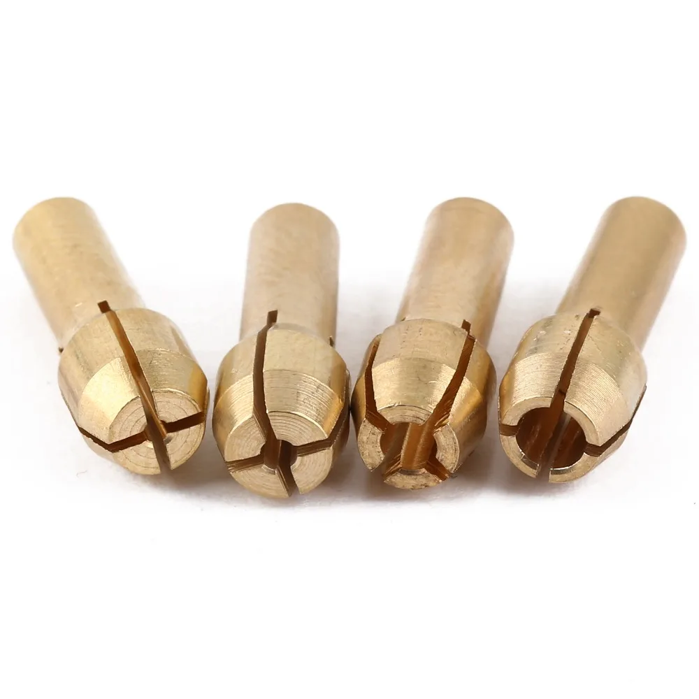 DRELD 4Pcs Mini Drill Chucks Adapter 1mm-3.2mm Dremel Mini Drill Chucks Chuck Adapter Micro Collet Brass For Power Rotary Tool
DRELD 4Pcs Mini Drill Chucks Adapter 1mm-3.2mm Dremel Mini Drill Chucks Chuck Adapter Micro Collet Brass For Power Rotary Tool