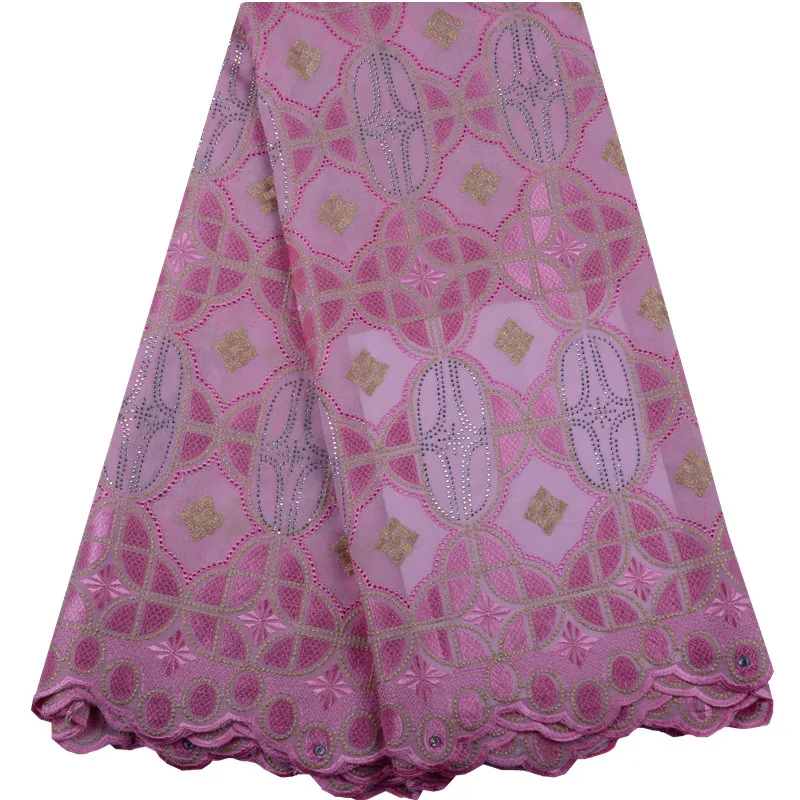 Latest Rose Nigerian Cotton Lace Materials With Stones Embroidery African Lace Fabric Dry Swiss Voile Lace For Party Dress S1469
Latest Rose Nigerian Cotton Lace Materials With Stones Embroidery African Lace Fabric Dry Swiss Voile Lace For Party Dress S1469