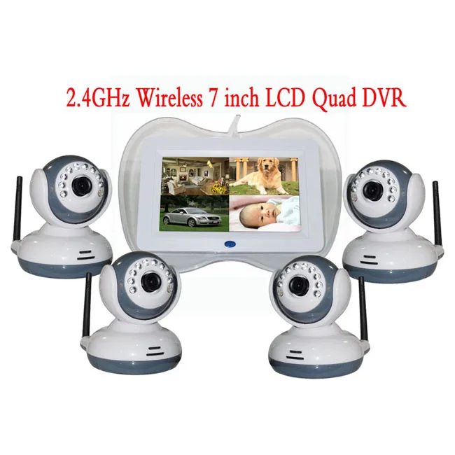 2.4Ghz Wireless 4CH 4 Picture Display 7 Inch IR Night Vision Wireless Baby Monitor
2.4Ghz Wireless 4CH 4 Picture Display 7 Inch IR Night Vision Wireless Baby Monitor