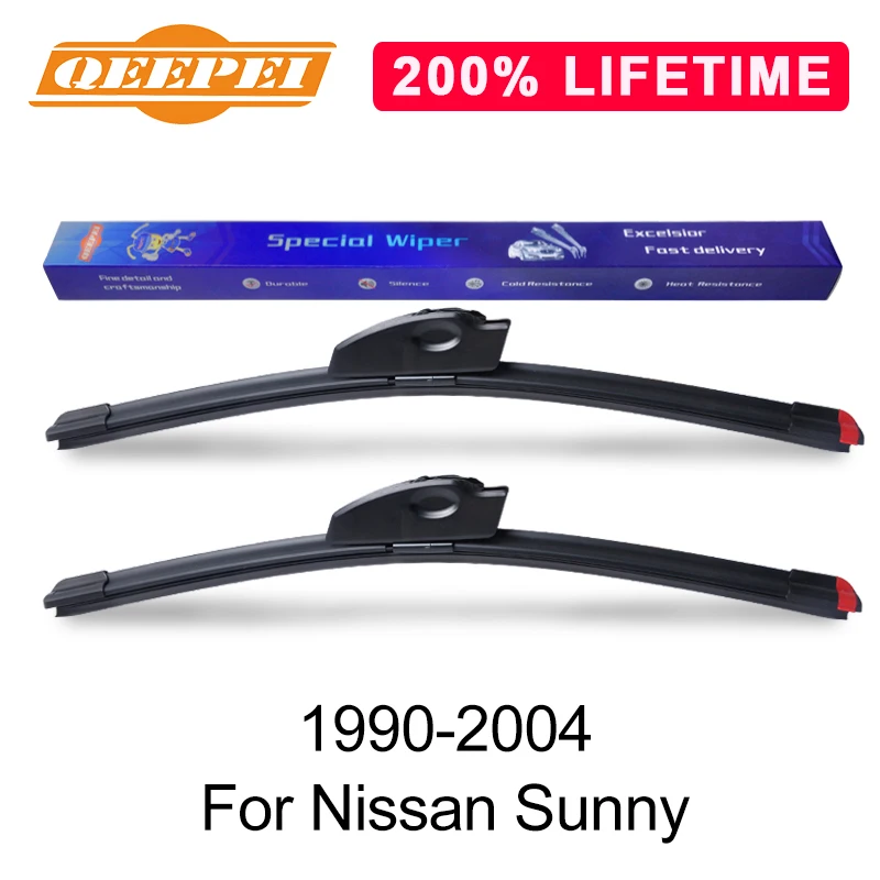 QEEPEI Replace Wiper Blade For Nissan Sunny 1990-2004 Silicone Rubber Windshield Windscreen Wiper Auto Car Accessories
QEEPEI Replace Wiper Blade For Nissan Sunny 1990-2004 Silicone Rubber Windshield Windscreen Wiper Auto Car Accessories