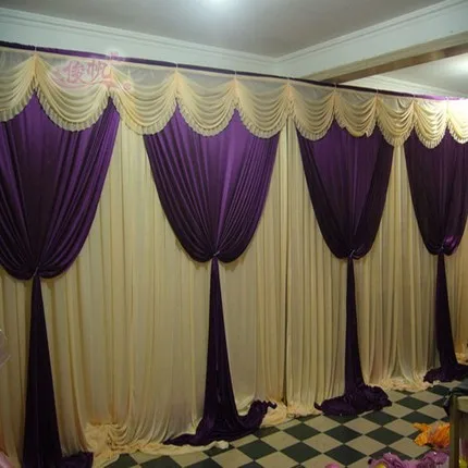 free shipping wedding stage backdrops decoration romantic romantic purple with white wedding curtain with swags
free shipping wedding stage backdrops decoration romantic romantic purple with white wedding curtain with swags