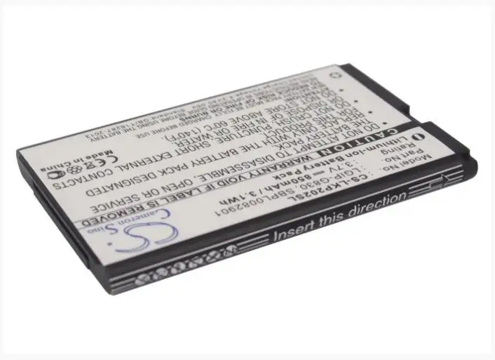 Аккумулятор Cameron Sino 850 мА · ч для мобильных телефонов LG KG120, KG202, KG290, KP202, NX225, LGIP-G830
Аккумулятор Cameron Sino 850 мА · ч для мобильных телефонов LG KG120, KG202, KG290, KP202, NX225, LGIP-G830