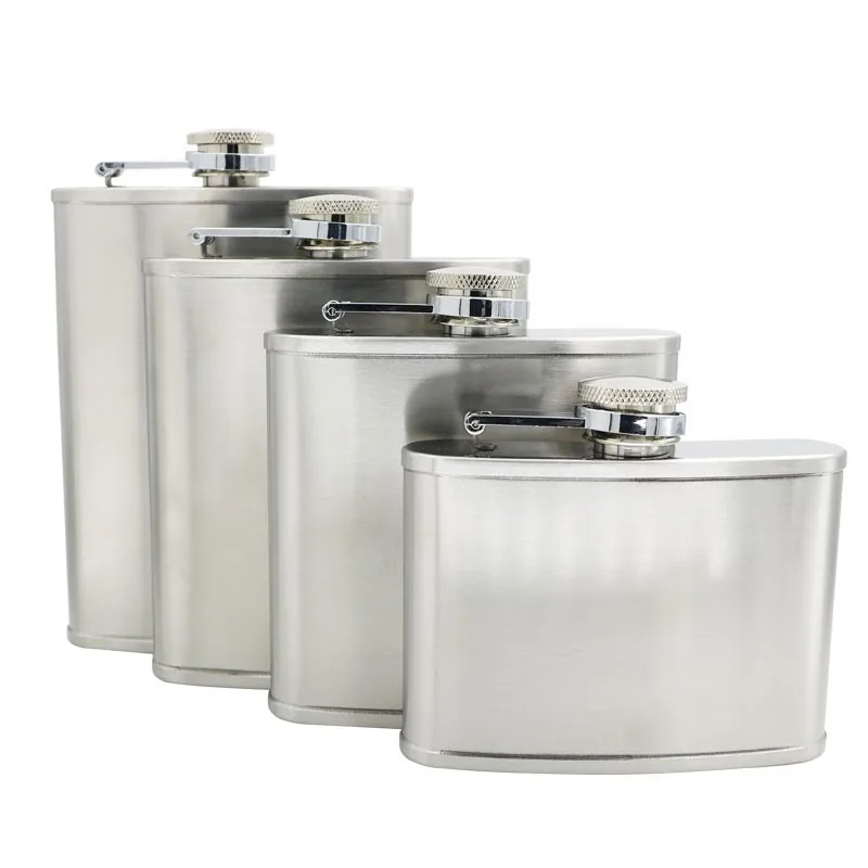 4/5/6/7/8oz Stainless Steel Portable Hip Flask Wine Drinkware Whiskey Liquor Bottle Drinkware With Funnel For Gift
4/5/6/7/8oz Stainless Steel Portable Hip Flask Wine Drinkware Whiskey Liquor Bottle Drinkware With Funnel For Gift