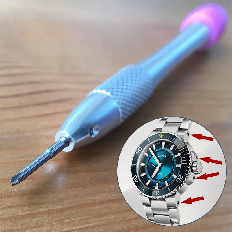 1.6mm/2.0mm Triangular watch case Y type screwdriver for Oris Divers watch band tools
1.6mm/2.0mm Triangular watch case Y type screwdriver for Oris Divers watch band tools