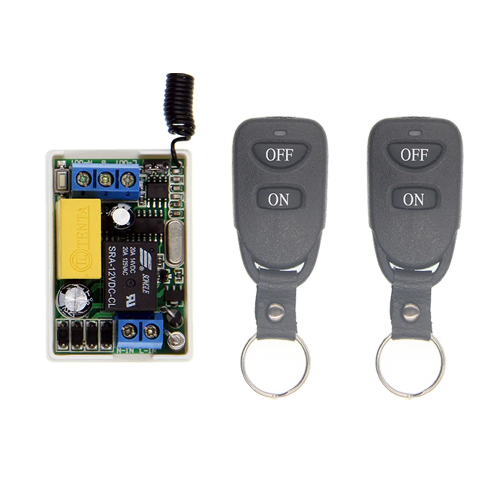 Mini Wireless RF Remote Control LED Light Strips Switch 10A Relay Output Radio AC 220V 1 CH 1CH Receiver Module +Transmitter
Mini Wireless RF Remote Control LED Light Strips Switch 10A Relay Output Radio AC 220V 1 CH 1CH Receiver Module +Transmitter