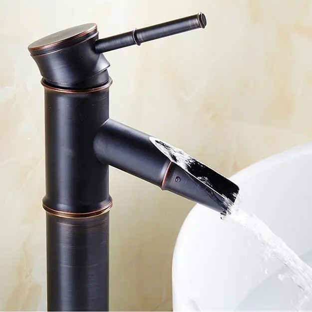 Antique brass wash basin faucet hot and cold 2 section of bamboo single hole water tap vintage Bathroom sink basin faucet mixer
Antique brass wash basin faucet hot and cold 2 section of bamboo single hole water tap vintage Bathroom sink basin faucet mixer