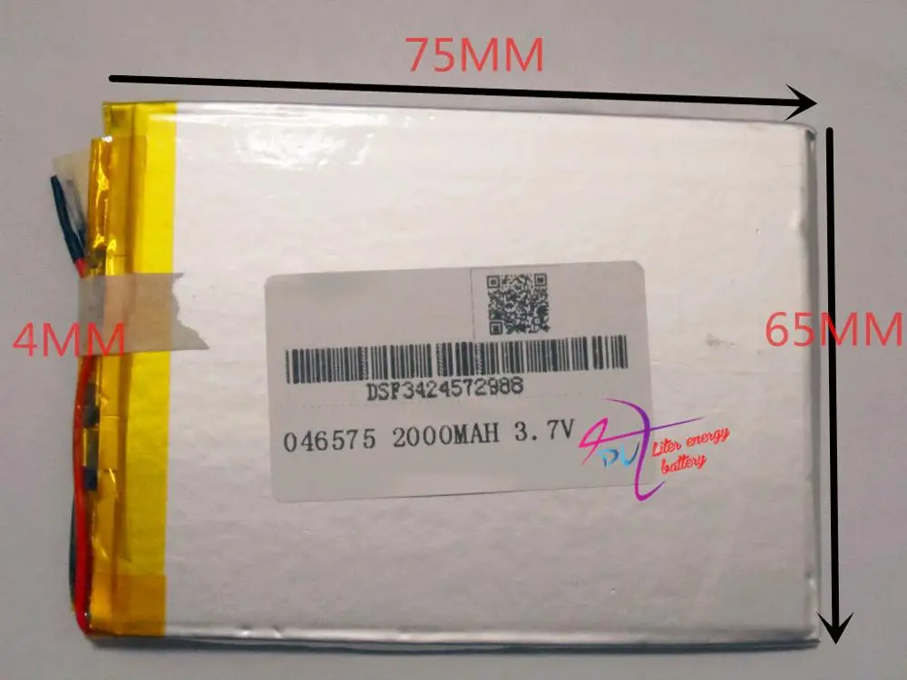 best battery brand Size 046575 3.7V 2000mah tablet battery with Protection Board For MP4 GPS Tablet PCs PDA Free Sh
best battery brand Size 046575 3.7V 2000mah tablet battery with Protection Board For MP4 GPS Tablet PCs PDA Free Sh
