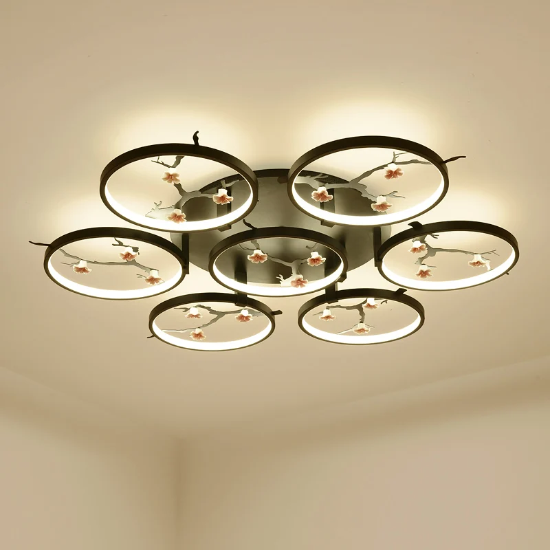 New Chinese ceiling living room lighting package modern minimalist Chinese style restaurant round home bedroom lamp
New Chinese ceiling living room lighting package modern minimalist Chinese style restaurant round home bedroom lamp