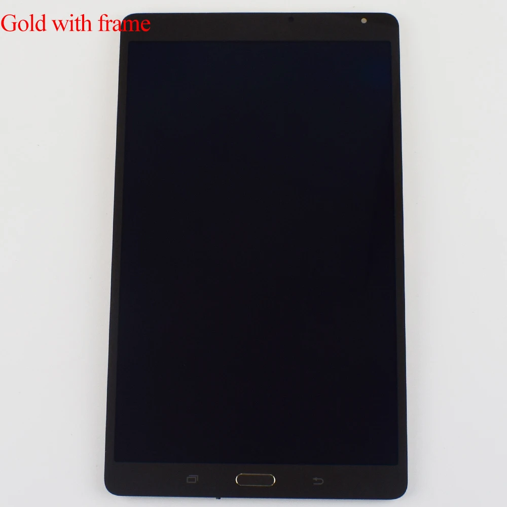 FOR Samsung Galaxy Tab S 8.4 T700 t707 LCD Display Monitor Module + Touch Screen Digitizer Sensor Glass Assembly Frame
FOR Samsung Galaxy Tab S 8.4 T700 t707 LCD Display Monitor Module + Touch Screen Digitizer Sensor Glass Assembly Frame