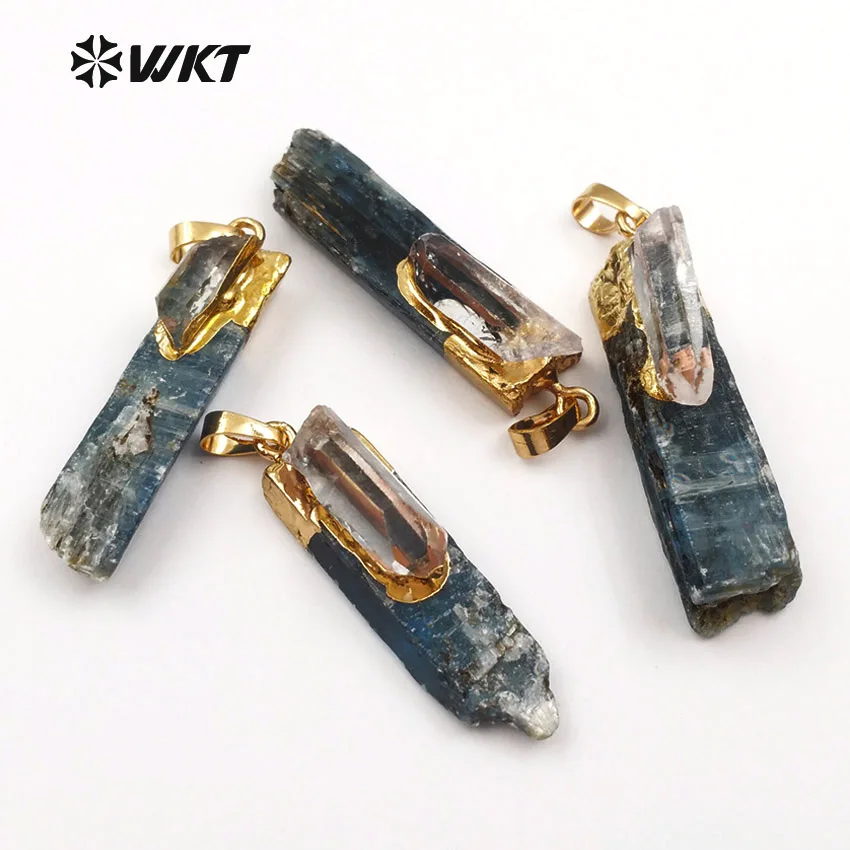 WT-P1390 Винтажный стиль неправильной формы, натуральный синий кианит с кварцевыми подвесками, подвеска с золотой крышкой для женщин, модные украшения
WT-P1390 Винтажный стиль неправильной формы, натуральный синий кианит с кварцевыми подвесками, подвеска с золотой крышкой для женщин, модные украшения