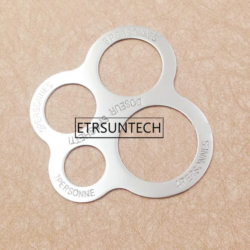 300pcs Stainless Steel Pasta Spaghetti Measurer Noddle Measuring Tool with 4 Holes Spaghetti Portion Servering Kitchen Gadget
300pcs Stainless Steel Pasta Spaghetti Measurer Noddle Measuring Tool with 4 Holes Spaghetti Portion Servering Kitchen Gadget