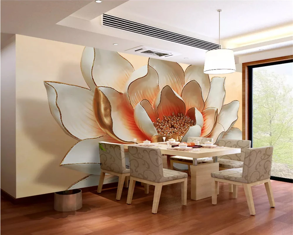 Beibehang Customized living room sofa background wall 3d wallpaper 3D High quality silk relief lotus 3d wallpaper papier peint
Beibehang Customized living room sofa background wall 3d wallpaper 3D High quality silk relief lotus 3d wallpaper papier peint
