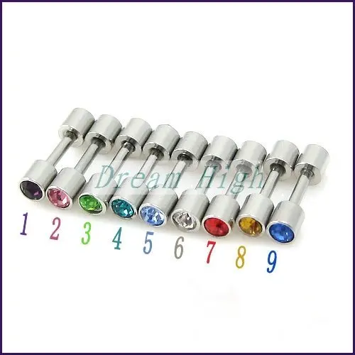 Ear Piercing Earring Barbel Ear Ring Gem Stone Mixed Colors Free Shipping 4mm Earring For Women Girl
Ear Piercing Earring Barbel Ear Ring Gem Stone Mixed Colors Free Shipping 4mm Earring For Women Girl