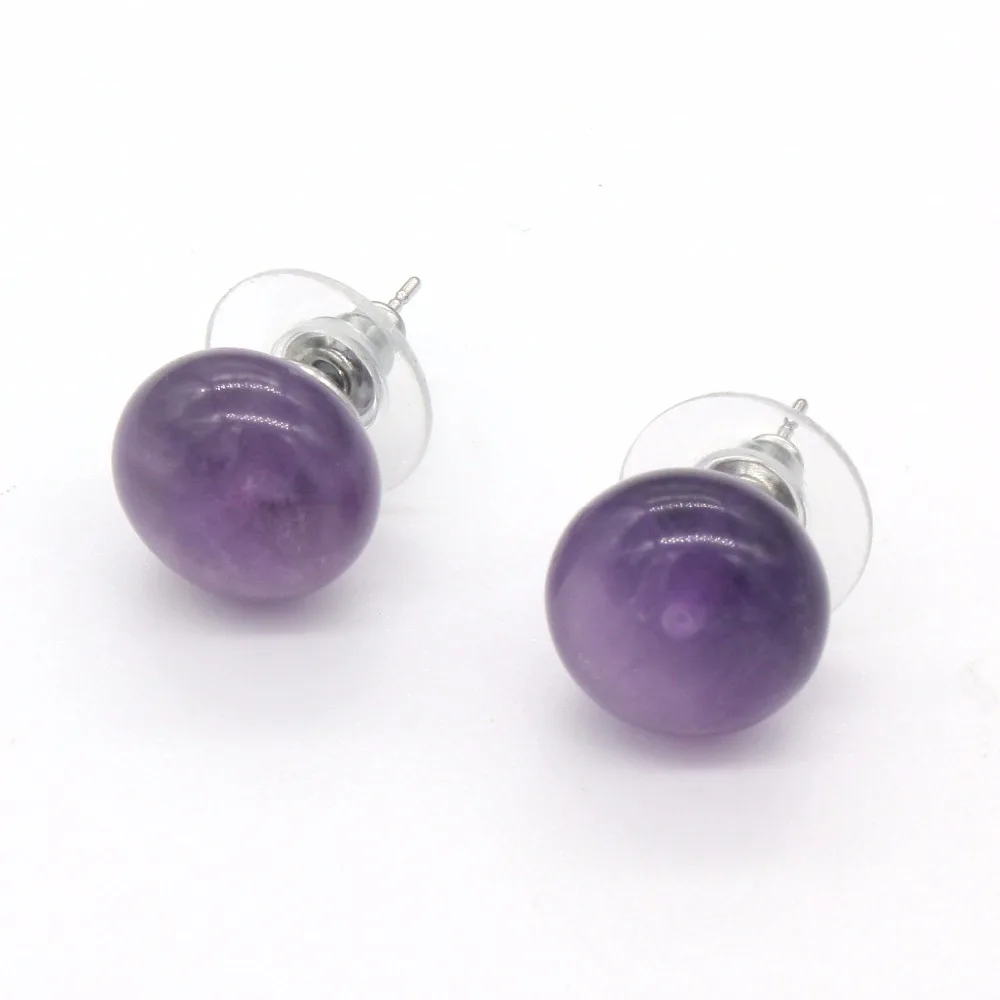 Crystal Stone Stud Earrings For Women Girls Men Natural Amethyst Rose Quartz Lapis Lazuli Agate Stone Beads Round Stone Earring
Crystal Stone Stud Earrings For Women Girls Men Natural Amethyst Rose Quartz Lapis Lazuli Agate Stone Beads Round Stone Earring