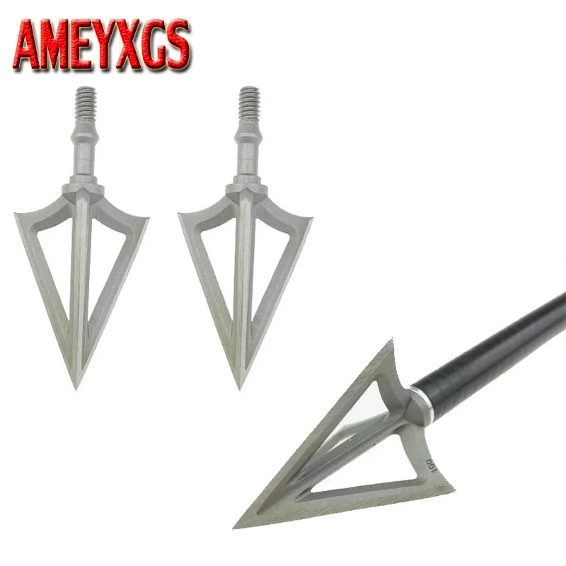 3pcs Archery Fixed 3 Blade Broadhead Sharp 100Grain Blade Arrowhead Stainless Alloy Hunting Arrow Head
3pcs Archery Fixed 3 Blade Broadhead Sharp 100Grain Blade Arrowhead Stainless Alloy Hunting Arrow Head