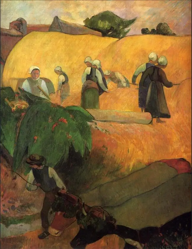 High quality Oil painting Canvas Reproductions Haymaking (1889) by Paul Gauguin hand painted
High quality Oil painting Canvas Reproductions Haymaking (1889) by Paul Gauguin hand painted