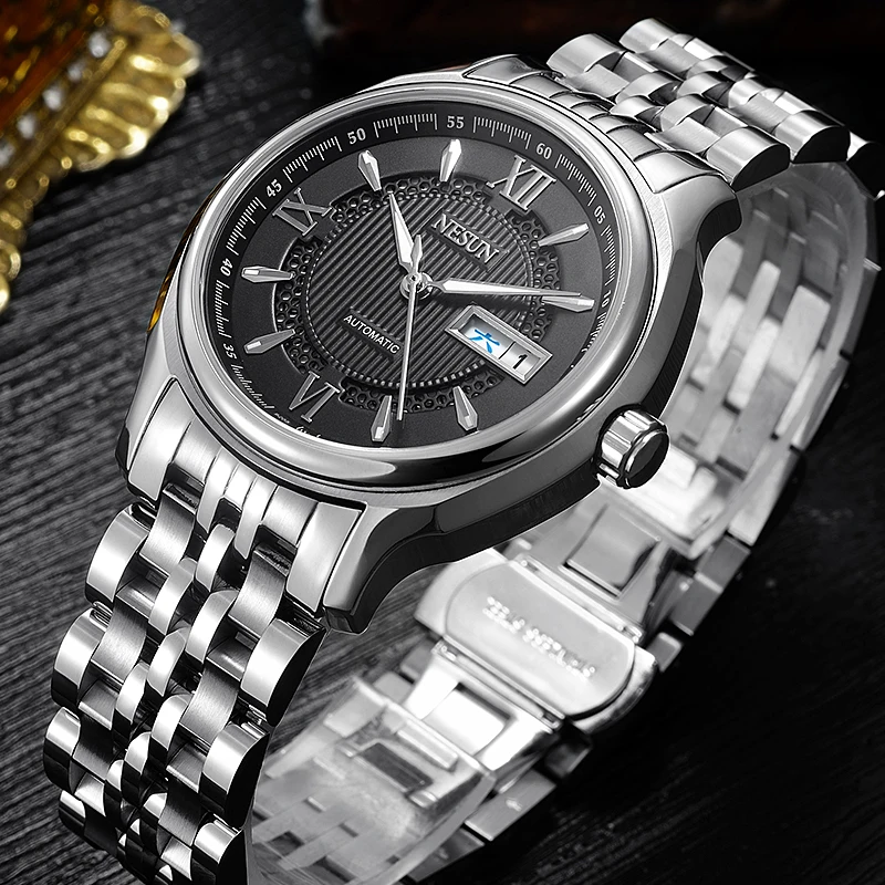 Switzerland NESUN NH36A Japan Automatic Mechanical Men's Watch Luxury Brand 100M Waterproof Sapphire Crystal Luminous N9205-8
Switzerland NESUN NH36A Japan Automatic Mechanical Men's Watch Luxury Brand 100M Waterproof Sapphire Crystal Luminous N9205-8