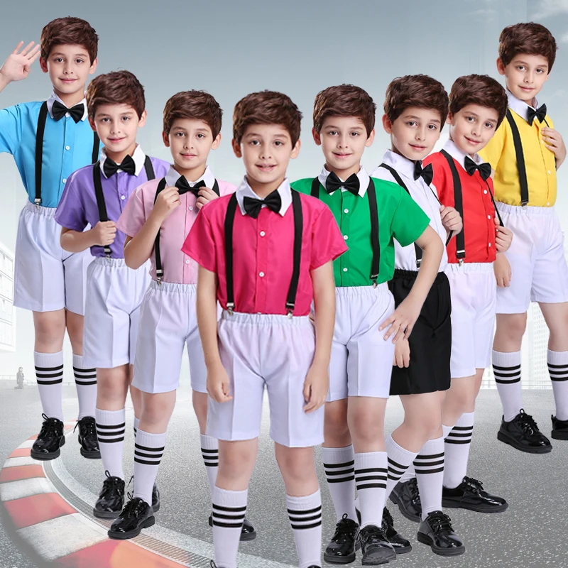 Hip Hop Costumes Candy-Colored Short-Sleeved Shirt White Kids Street Dance Clothes Jazz Dancing Outfit Boys Dancewear DNV11591
Hip Hop Costumes Candy-Colored Short-Sleeved Shirt White Kids Street Dance Clothes Jazz Dancing Outfit Boys Dancewear DNV11591