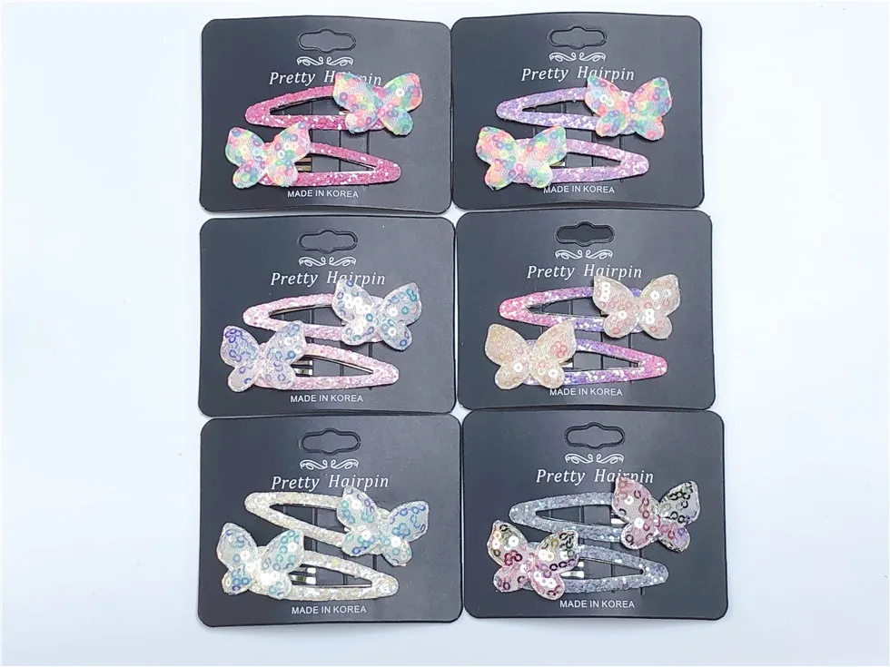 Boutique 12Pairs Fashion Cute Glitter Butterfly Snap Clips Solid Sequin Butterfly Barrettes Princess Headwear Hair Accessories
Boutique 12Pairs Fashion Cute Glitter Butterfly Snap Clips Solid Sequin Butterfly Barrettes Princess Headwear Hair Accessories