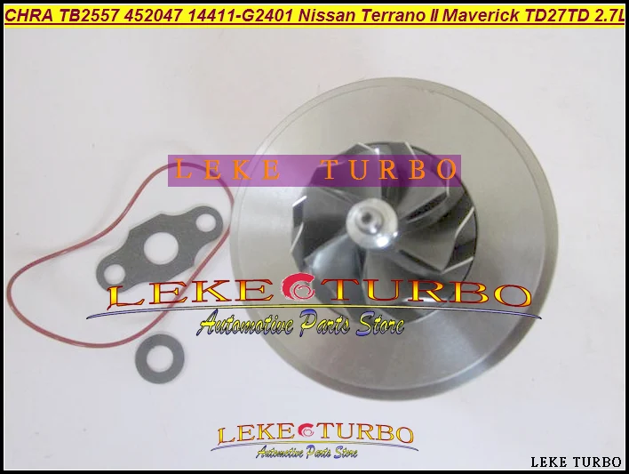 ww Turbo Cartridge Turbo CHRA TB2557 452047 452047-5001S 14411G2401 14411-G2401 For Nissan Terrano II Maverick TD27TD 2.7L
ww Turbo Cartridge Turbo CHRA TB2557 452047 452047-5001S 14411G2401 14411-G2401 For Nissan Terrano II Maverick TD27TD 2.7L
