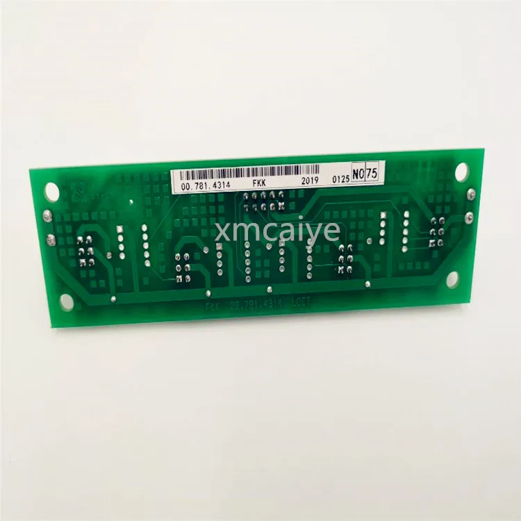 SM102 CD102 SM74 00.781.4314 Printed Circult Board FKK 00.781.4314 Printing Machine Board
SM102 CD102 SM74 00.781.4314 Printed Circult Board FKK 00.781.4314 Printing Machine Board
