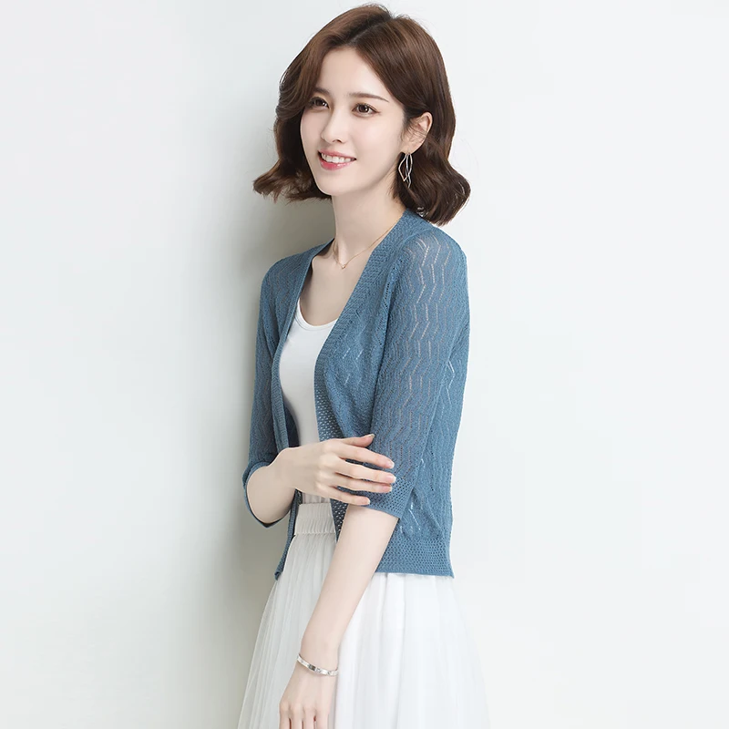 New 2018 summer & spring ladies hollow out thin knitwear cardigan elegant girls sun protection hollow knit outwear
New 2018 summer & spring ladies hollow out thin knitwear cardigan elegant girls sun protection hollow knit outwear