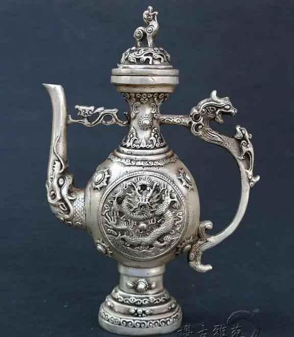 Old Old Tibet silver Dragon teapot,Lucky auspicious,best collection&adornment,free shipping
Old Old Tibet silver Dragon teapot,Lucky auspicious,best collection&adornment,free shipping