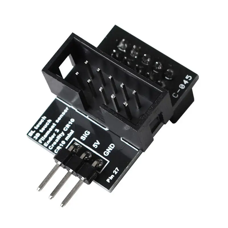 2/5pcs Pin 27 Black PCB Board Adapter Plate BLTouch Filament Sensor With Creality CR-10/Ender-3/Ender 3 Pro/Ender-5 3D Printer
2/5pcs Pin 27 Black PCB Board Adapter Plate BLTouch Filament Sensor With Creality CR-10/Ender-3/Ender 3 Pro/Ender-5 3D Printer