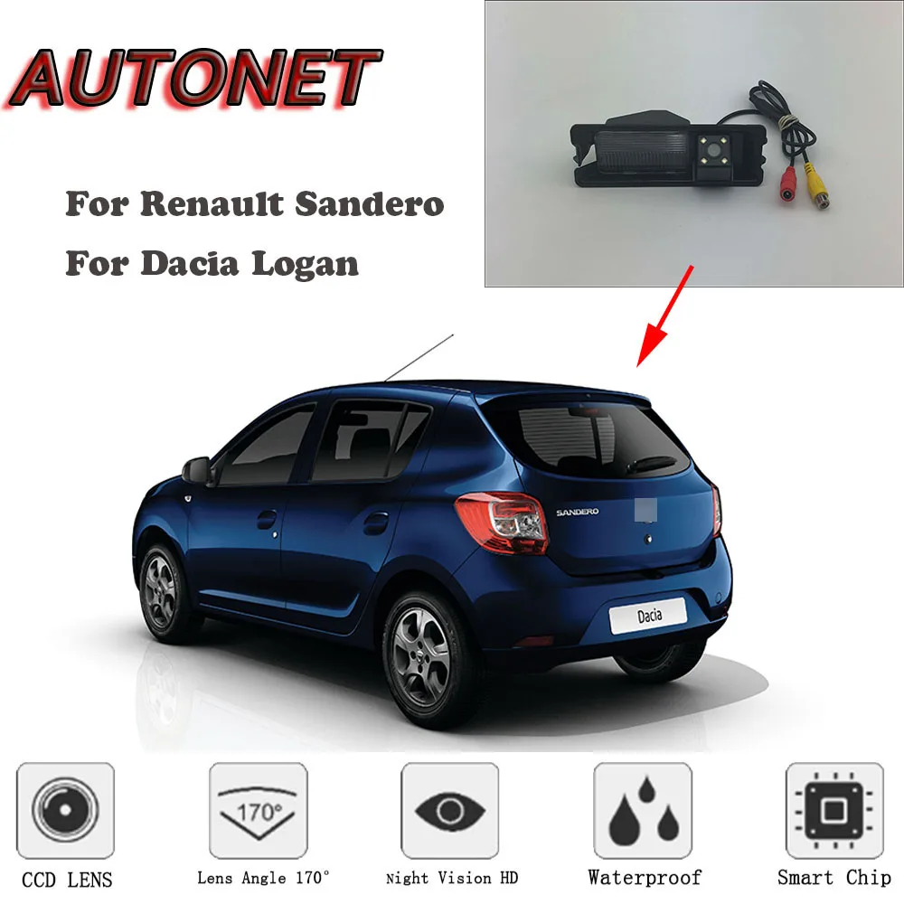 Резервная камера заднего вида AUTONET HD ночного видения для Renault Sandero / Dacia Logan Steppe 2012 ~ 2018 /CCD/номерного знака
Резервная камера заднего вида AUTONET HD ночного видения для Renault Sandero / Dacia Logan Steppe 2012 ~ 2018 /CCD/номерного знака