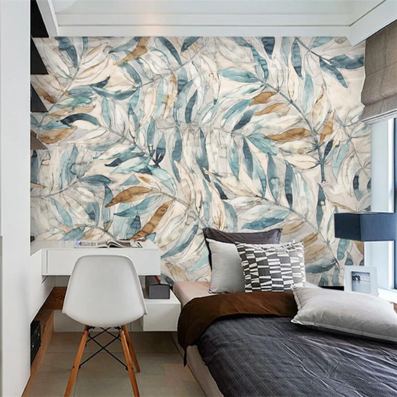 beibehang papel de parede Custom wallpaper 3d mural picture modern simple retro hand painted leaf background wall paper 3d mural
beibehang papel de parede Custom wallpaper 3d mural picture modern simple retro hand painted leaf background wall paper 3d mural