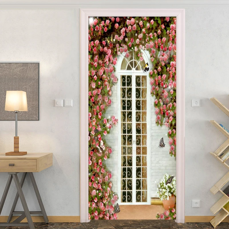 Door Sticker 3D Rose Flowers Window Wallpaper PVC Self-Adhesive Waterproof Wedding House Home Door Decals Wall Sticker 3D Poster
Door Sticker 3D Rose Flowers Window Wallpaper PVC Self-Adhesive Waterproof Wedding House Home Door Decals Wall Sticker 3D Poster