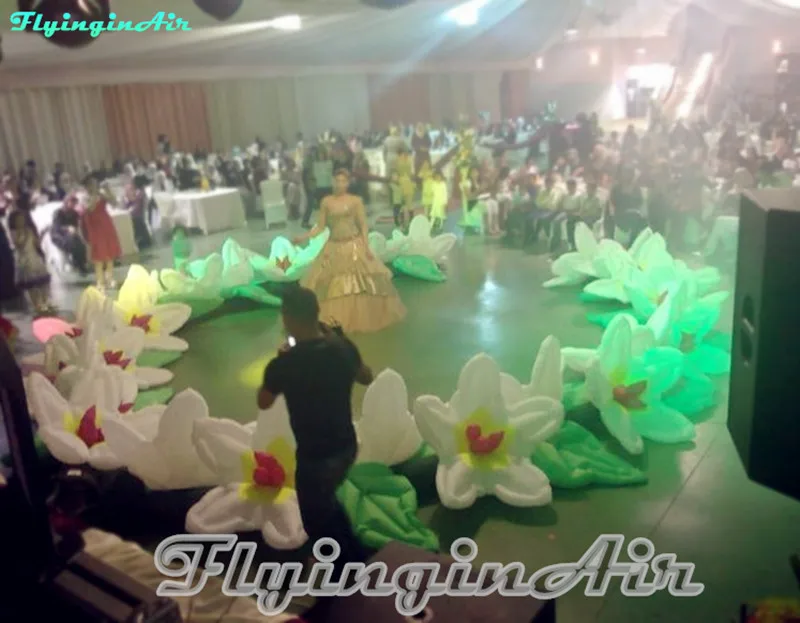 10m Inflatable Flower Chain Decorative Flower String for Wedding/Event Decoration
10m Inflatable Flower Chain Decorative Flower String for Wedding/Event Decoration