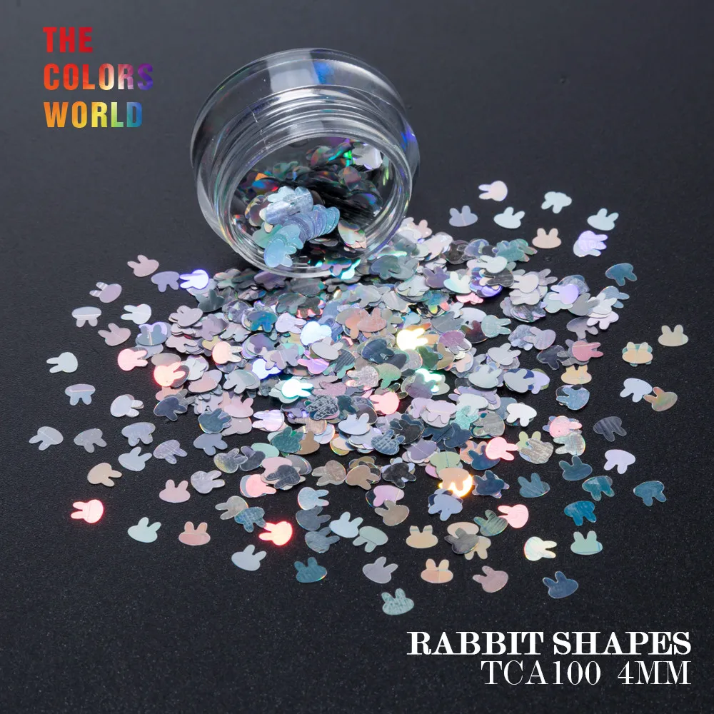 TCT-163 Holographic Laser Color Rabbit Shape 4MM Glitter Nail Art Decoration Nail Gel Polish Makeup Manual DIY Crafts Decoration
TCT-163 Holographic Laser Color Rabbit Shape 4MM Glitter Nail Art Decoration Nail Gel Polish Makeup Manual DIY Crafts Decoration
