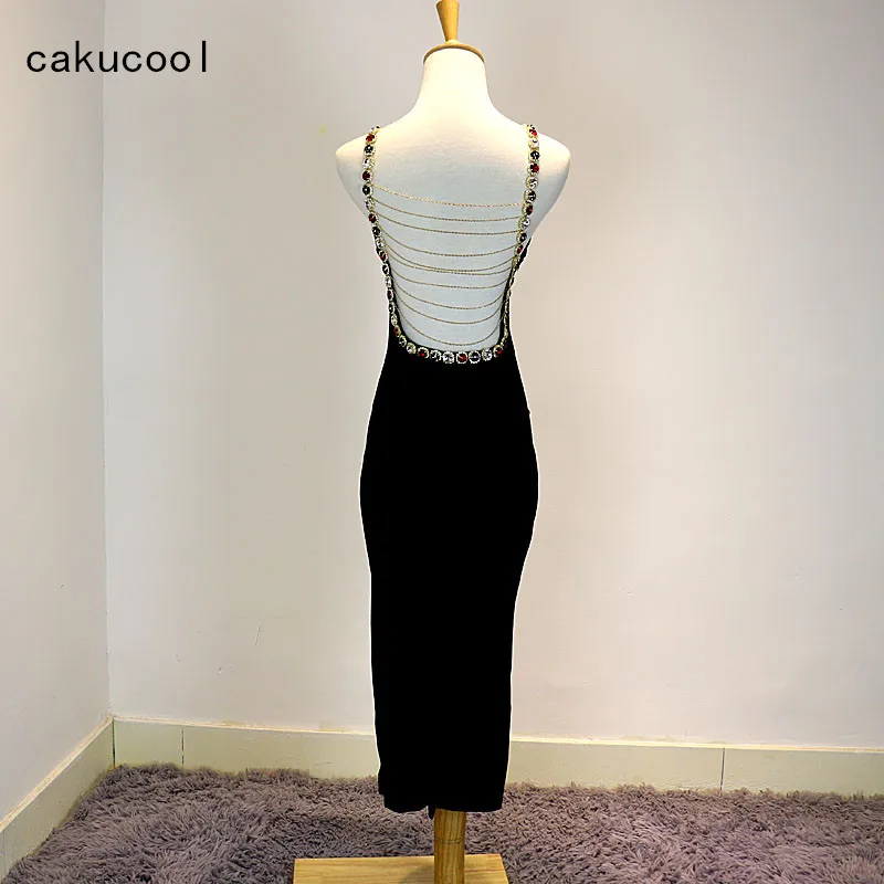 Cakucool Luxury Diamonds Beading Strap Dress Mid Long Sexy Backless Vestido O neck Sleeveless Evening Party Bodycon Slim Dresses
Cakucool Luxury Diamonds Beading Strap Dress Mid Long Sexy Backless Vestido O neck Sleeveless Evening Party Bodycon Slim Dresses